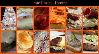 lien recette tartines toasts